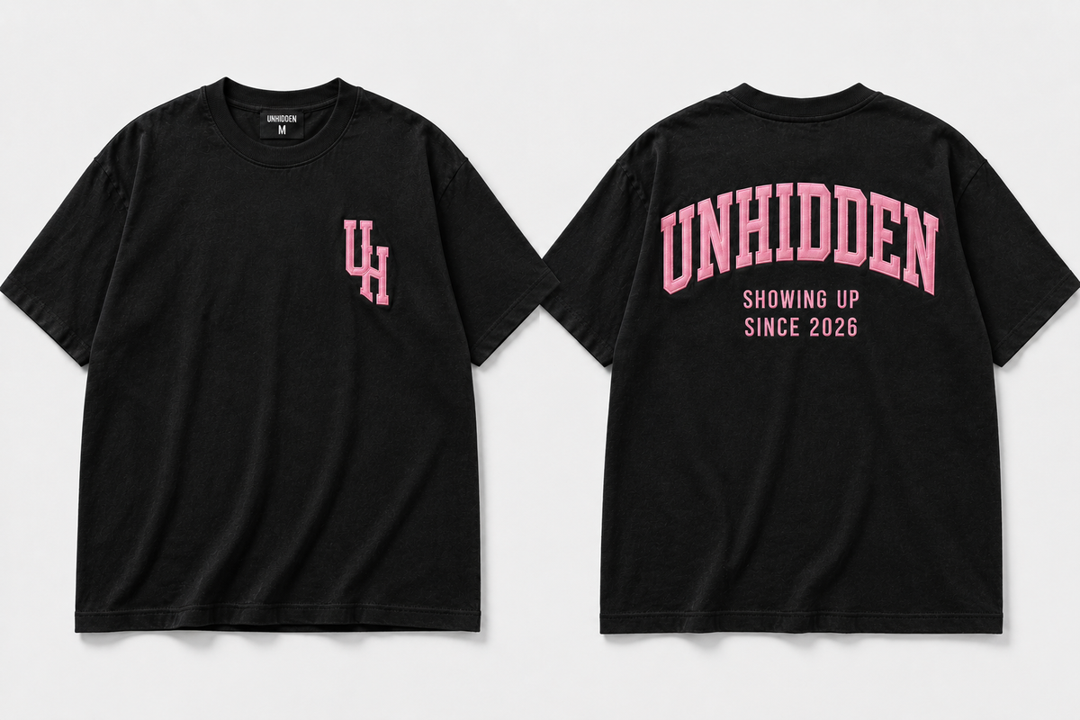 Heritage Tee | Black / Pink
