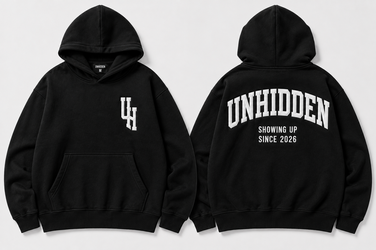 Heritage Hoodie | Black / White