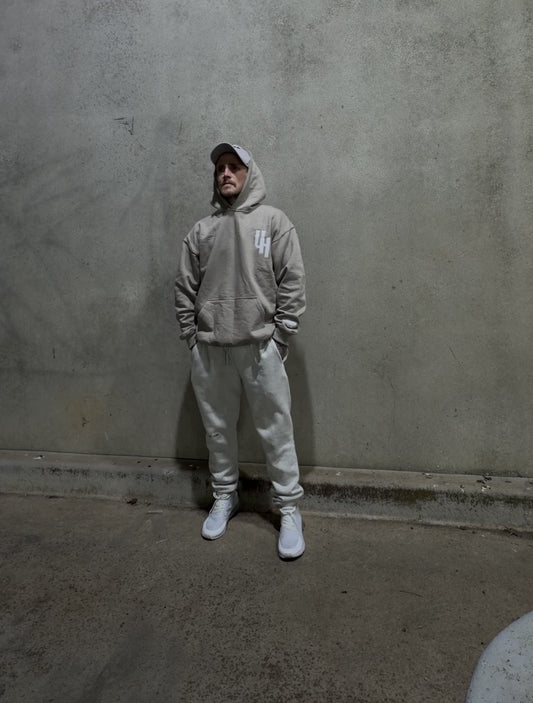 Heritage Hoodie | Grey / White